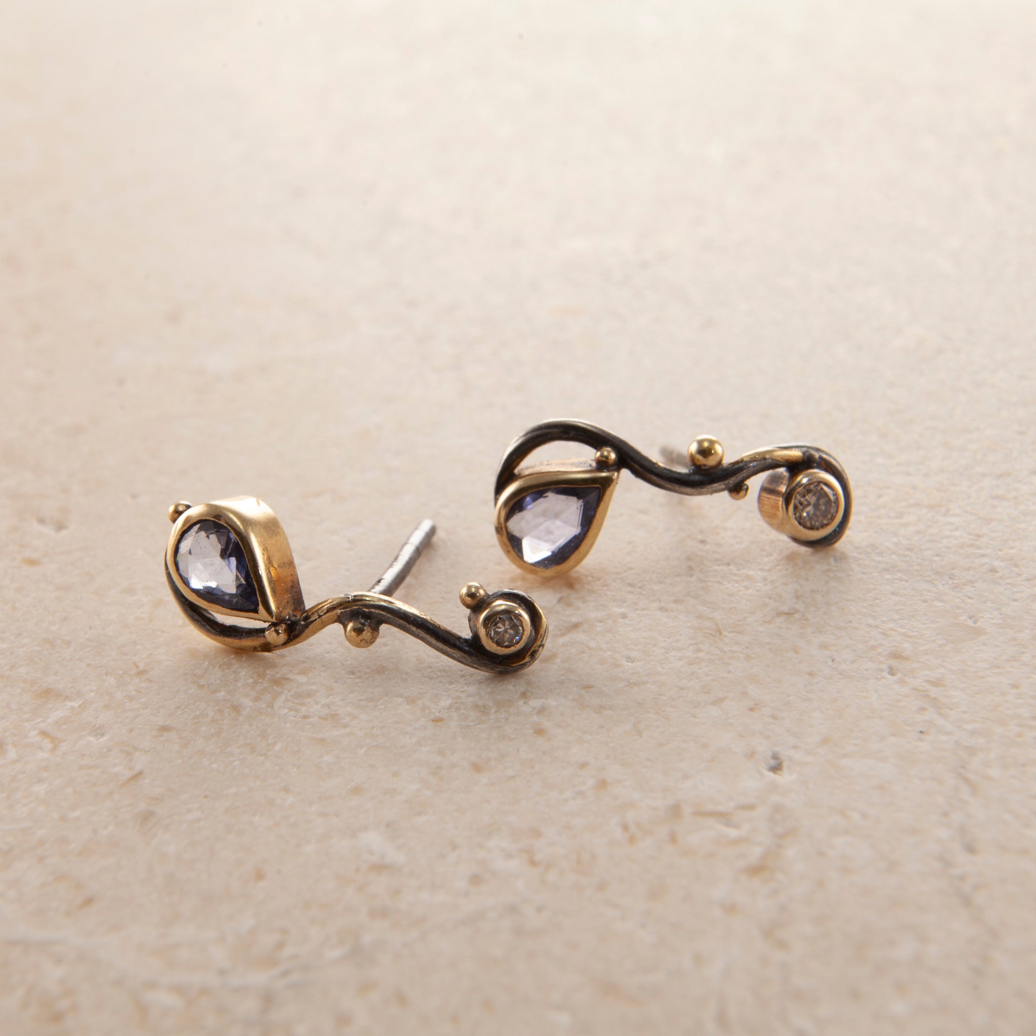 Seafire sølv øreringe