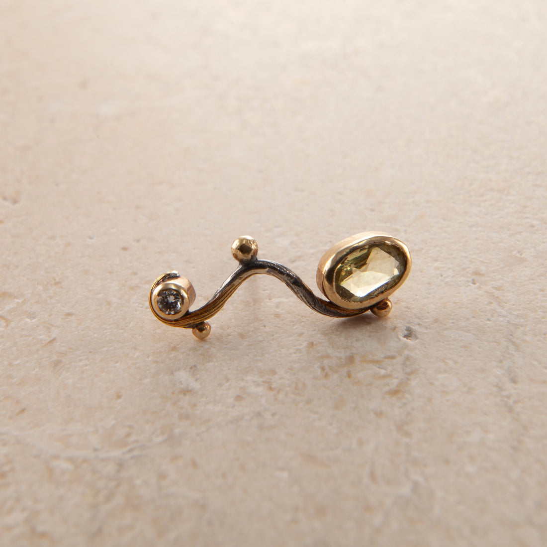 Seafire Silver Earrings