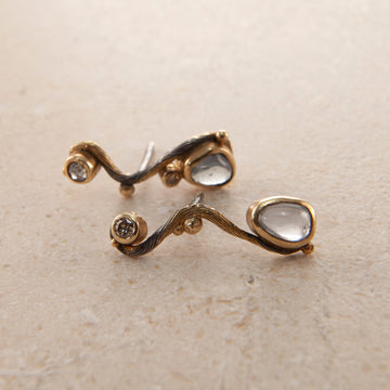 Seafire sølv øreringe