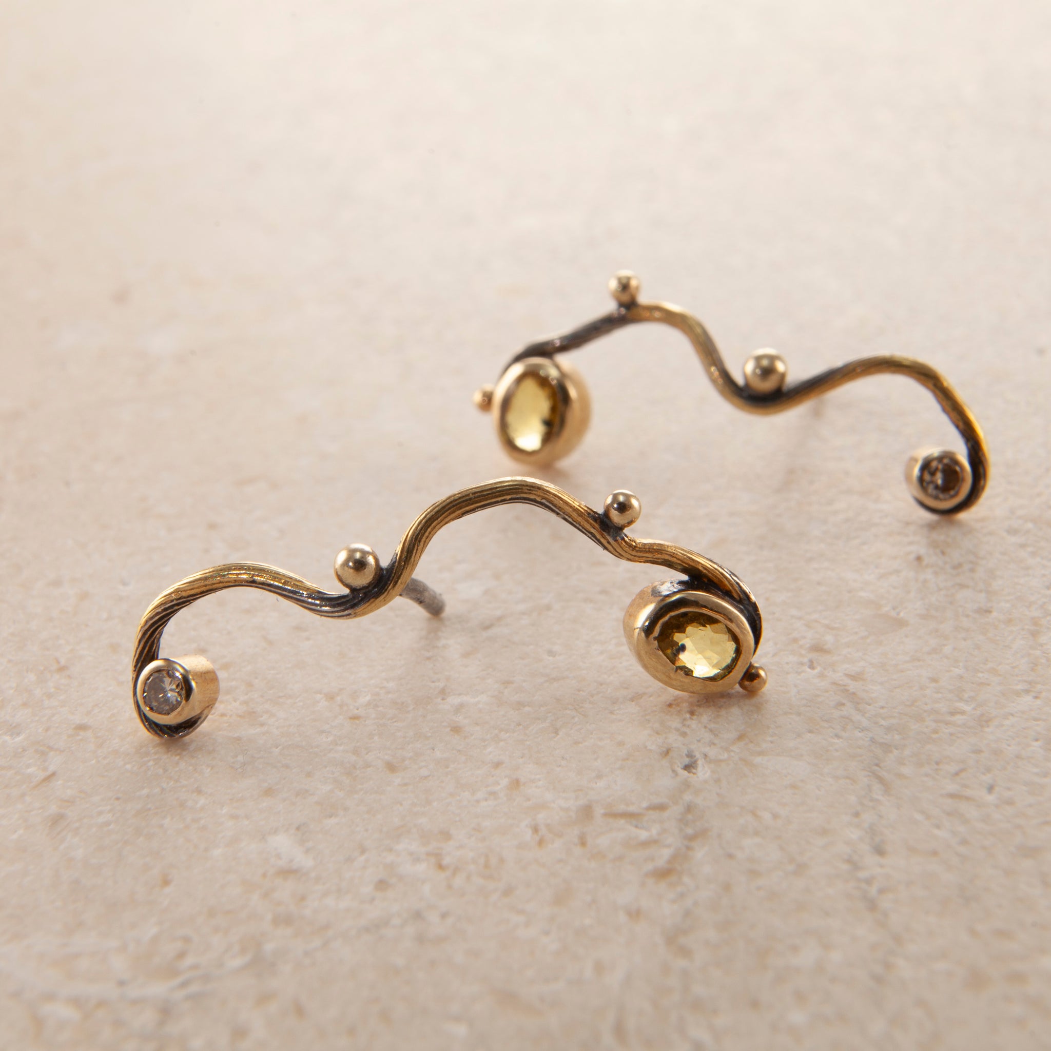 Seafire sølv øreringe