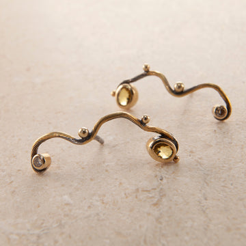 Seafire sølv øreringe