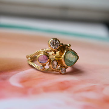 Dobbelt Seafire Guld Ring