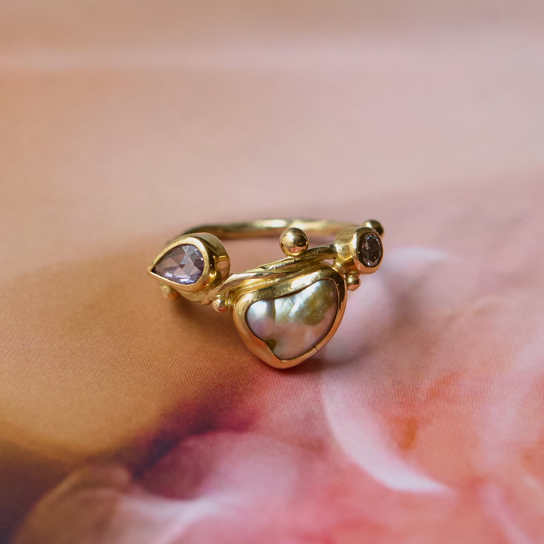 Seafire Guld Ring 