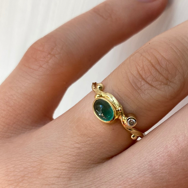 Seafire Gold Ring