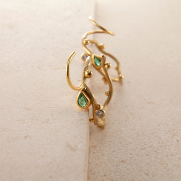 Tallulah guld øreringe mellemstore