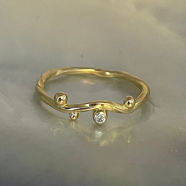 Seafire Guld Ring 