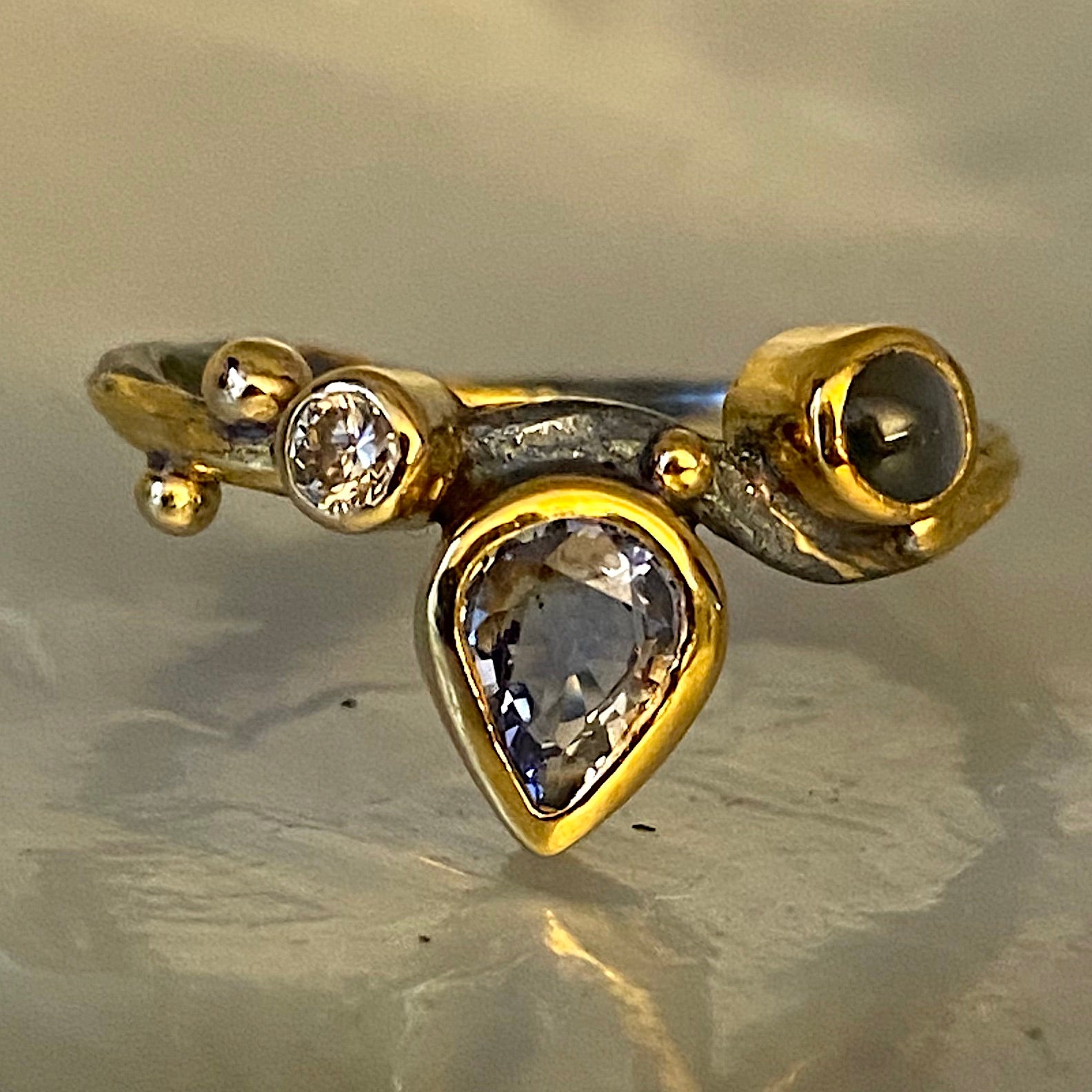 Seafire Sølv Ring