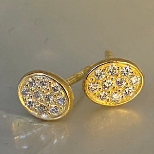 Pave Diamond Earrings